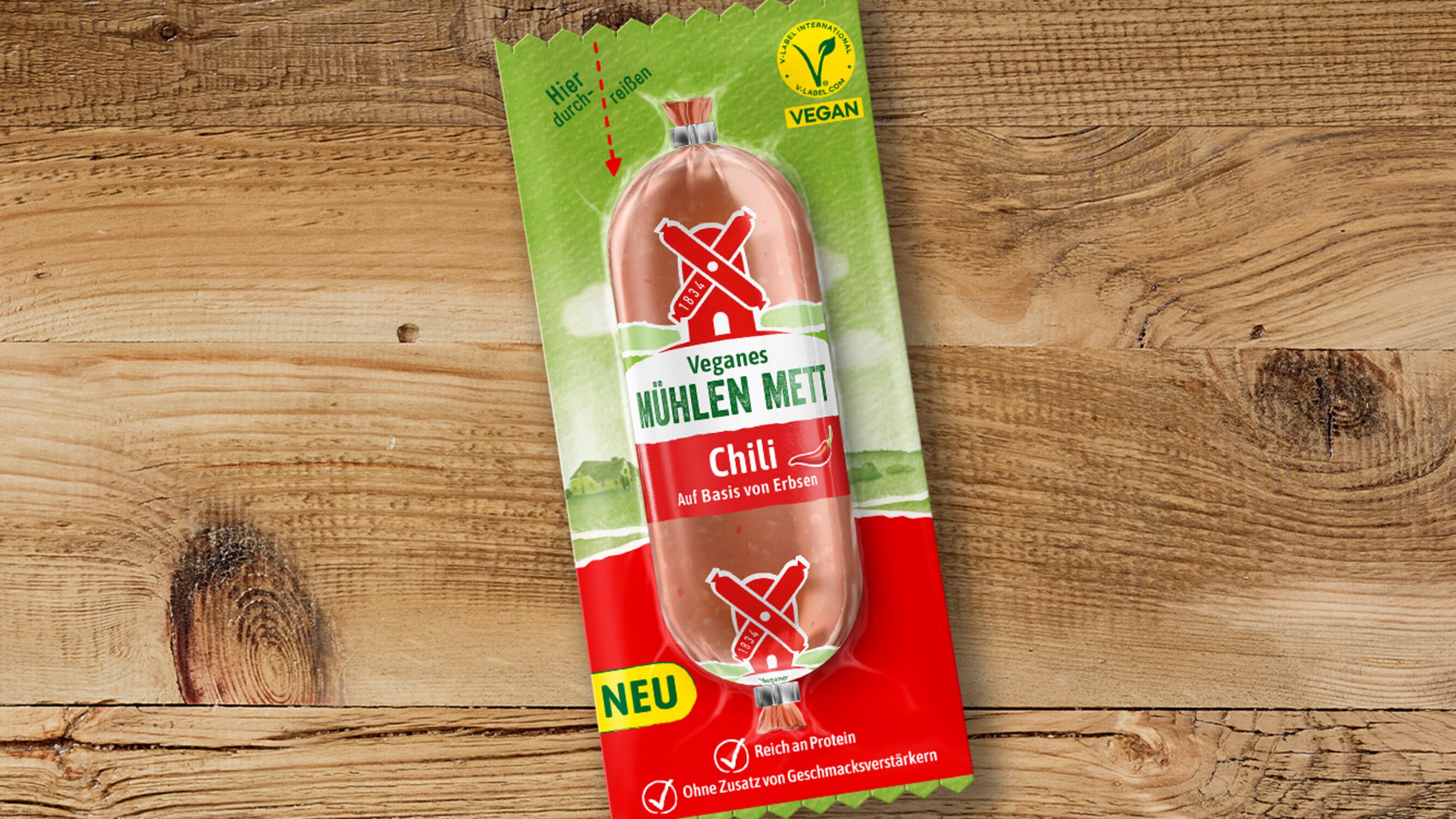 veganes mühlen mett chili Rügenwalder Mühle